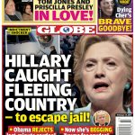 globe magazine clinton stopped in her tracks