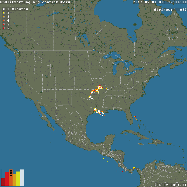 Gewitter Louisiana 3-4.5.17