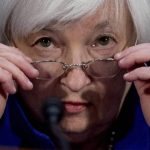 janet yellen brille nahaufnahme