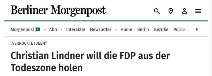 ''Christian Lindner will die FDP aus der Todeszone holen''